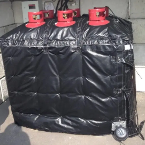 Antistatische afneembare econtras isolatiematras heat tracing 2
