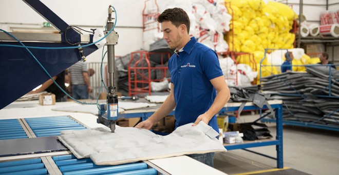 Brand isolatie Isolatiematras Econtras brand isolatie